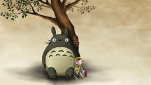 Mei y Totoro